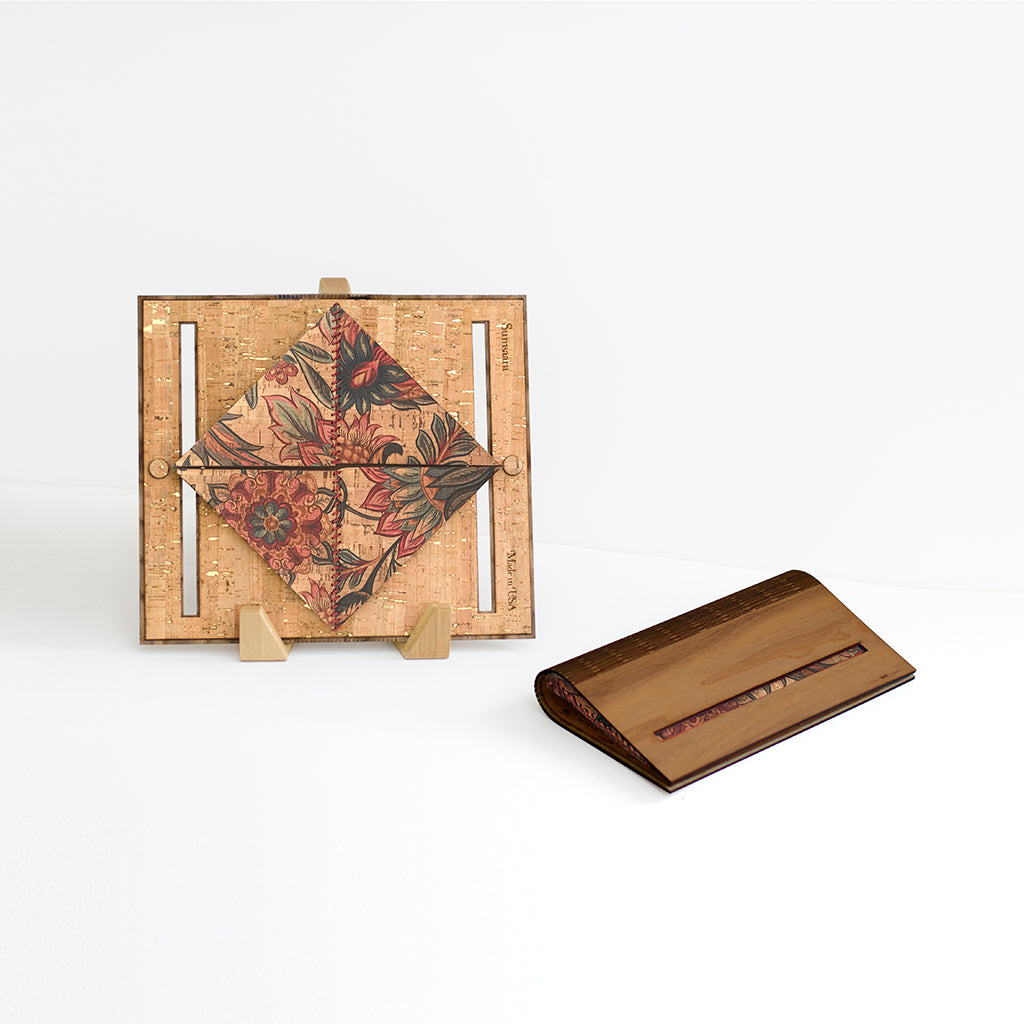 Biege Wooden Clutch, Size: 8.75x3.25x7.00 Inch at Rs 350/piece in Surat