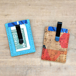 Pocket Wallet Turquoise Blue